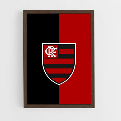 ap-club de regatas do flamengo-4 cadre Bois foncé