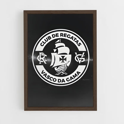 ap-club de regatas vasco da gama-4 cadre Bois foncé