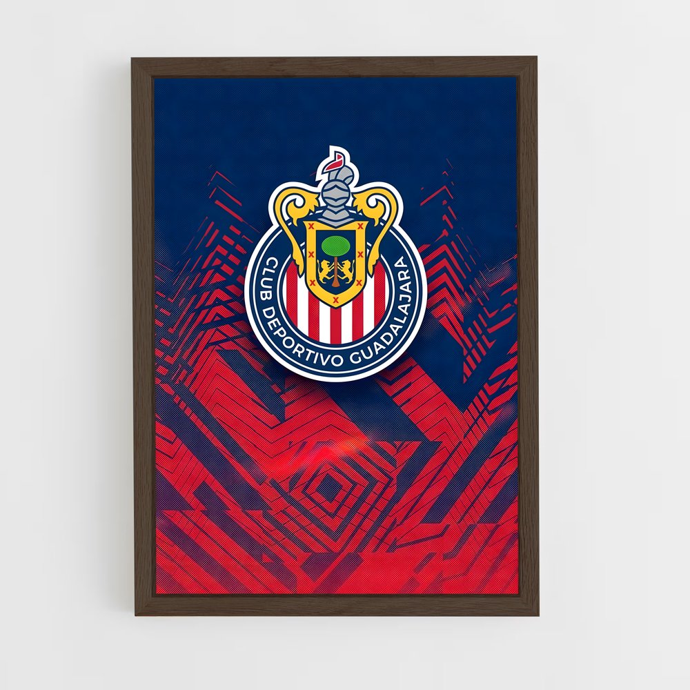 ap-club deportivo guadalajara-7 cadre Bois foncé