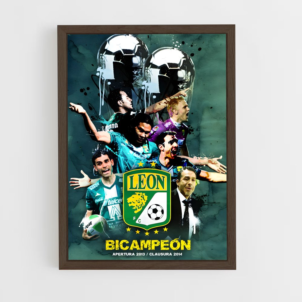 ap-club leon-14 cadre Bois foncé