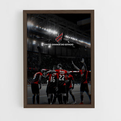 ap-clube atletico paranaense-8 cadre Bois foncé
