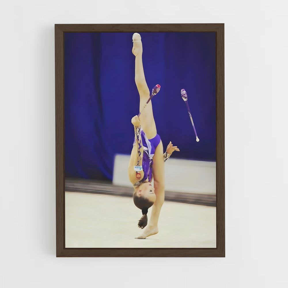 ap-clubs rhythmic gymnastics-2 cadre Bois foncé