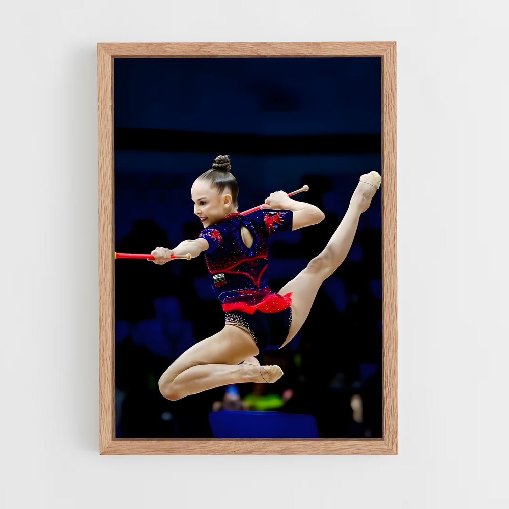 ap-clubs rhythmic gymnastics-3 cadre Bois clair