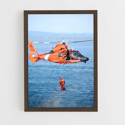 ap-coast guard-5 cadre Bois foncé