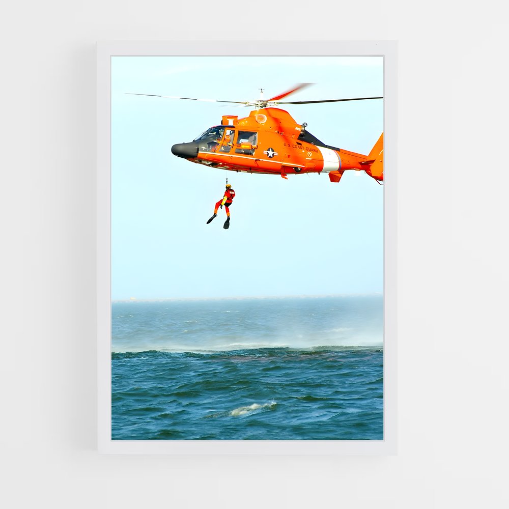 ap-coast guard-8 cadre Blanc