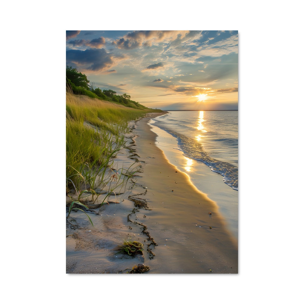 Poster Coucher de Soleil côtier