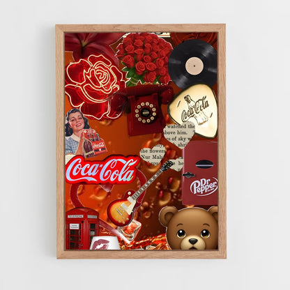 ap-coca cola-5 cadre Bois clair