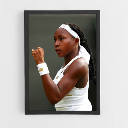 ap-coco gauff-3 cadre Noir