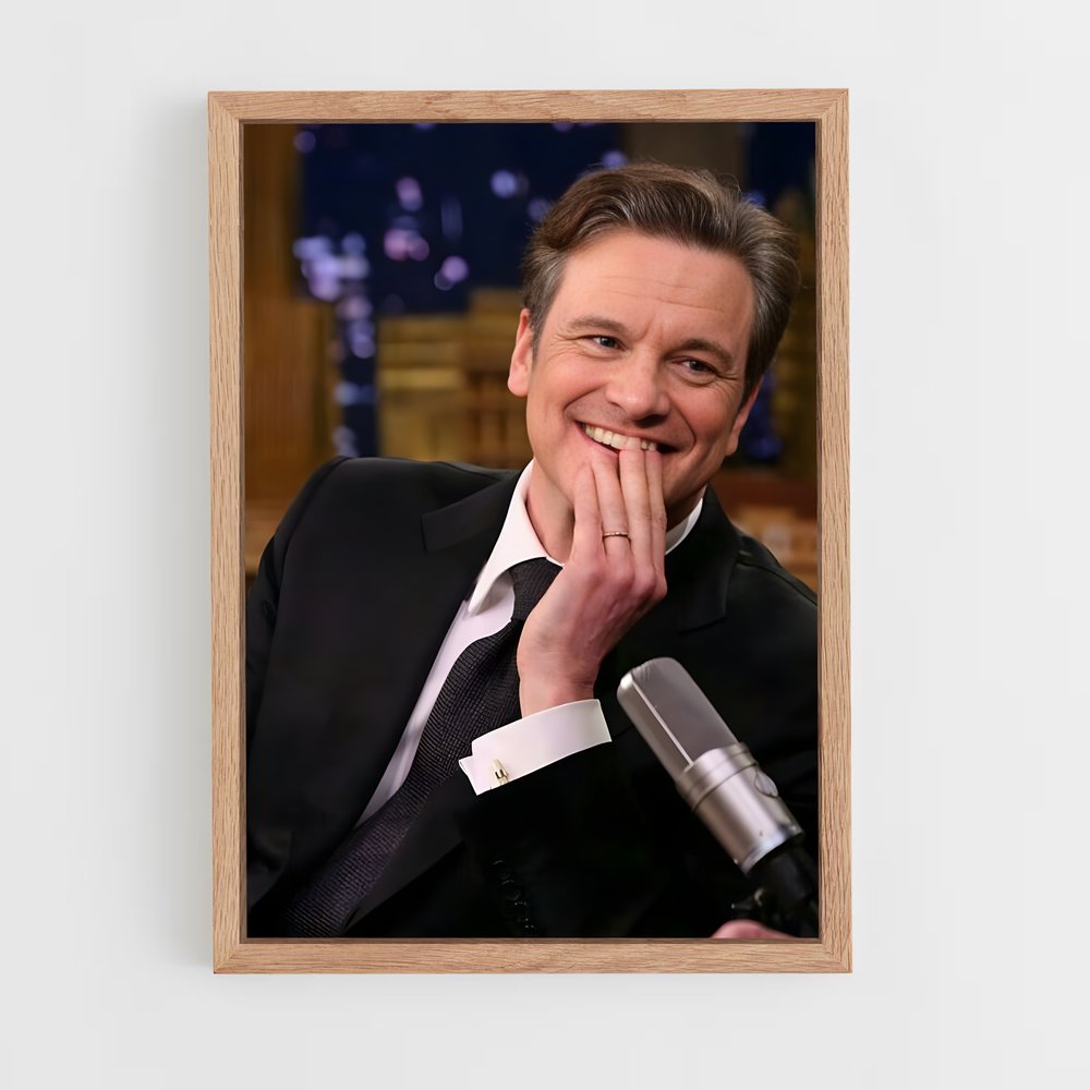 ap-colin firth-1 cadre Bois clair