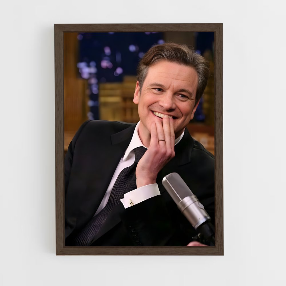 ap-colin firth-1 cadre Bois foncé