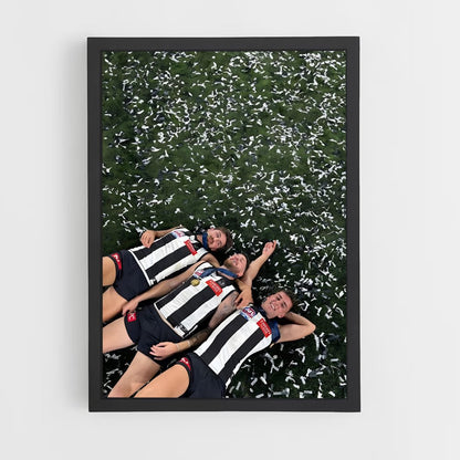 ap-collingwood magpies-7 cadre Noir