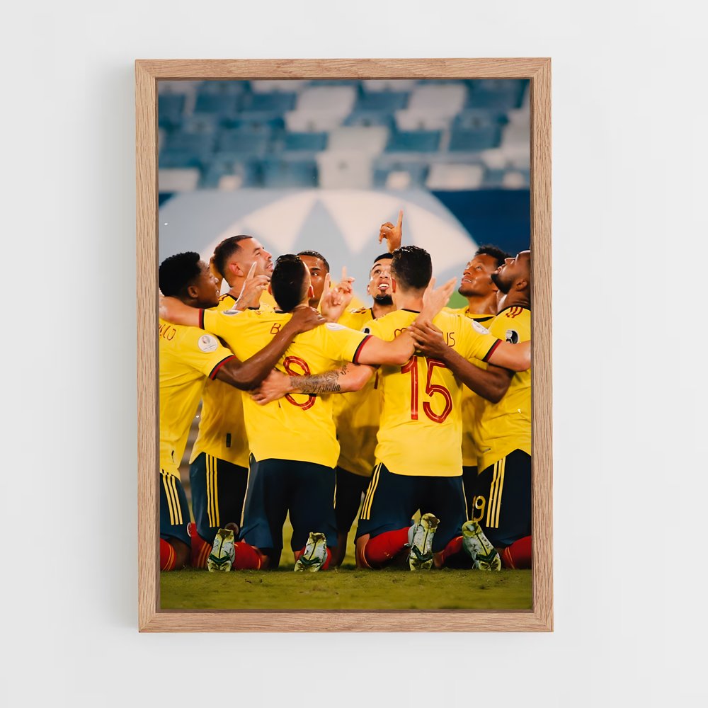 ap-colombia national football team-5 cadre Bois clair