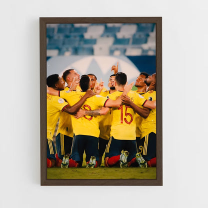 ap-colombia national football team-5 cadre Bois foncé