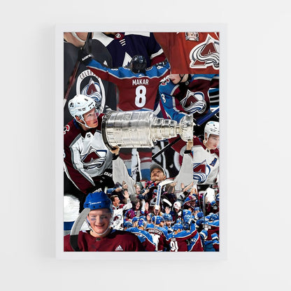 ap-colorado avalanche-16 cadre Blanc