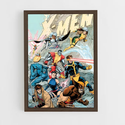 ap-colossus x-men-3 cadre Bois foncé
