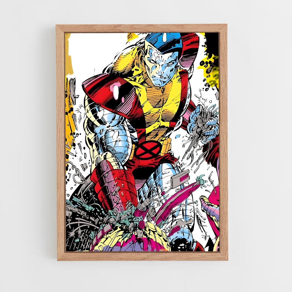 ap-colossus x-men-6 cadre Bois clair