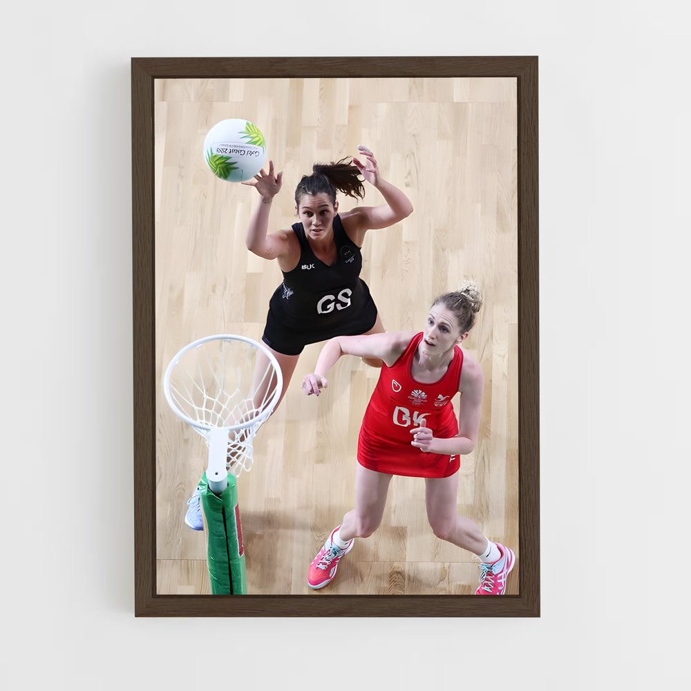 ap-commonwealth games netball-1 cadre Bois foncé