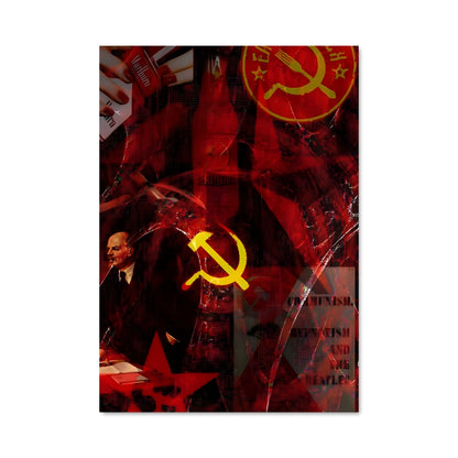 Poster Rouge et Or