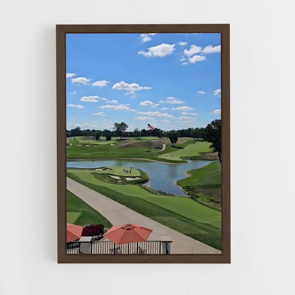 ap-congressional country club-2 cadre Bois foncé