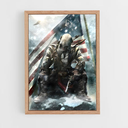 ap-connor kenway-1 cadre Bois clair