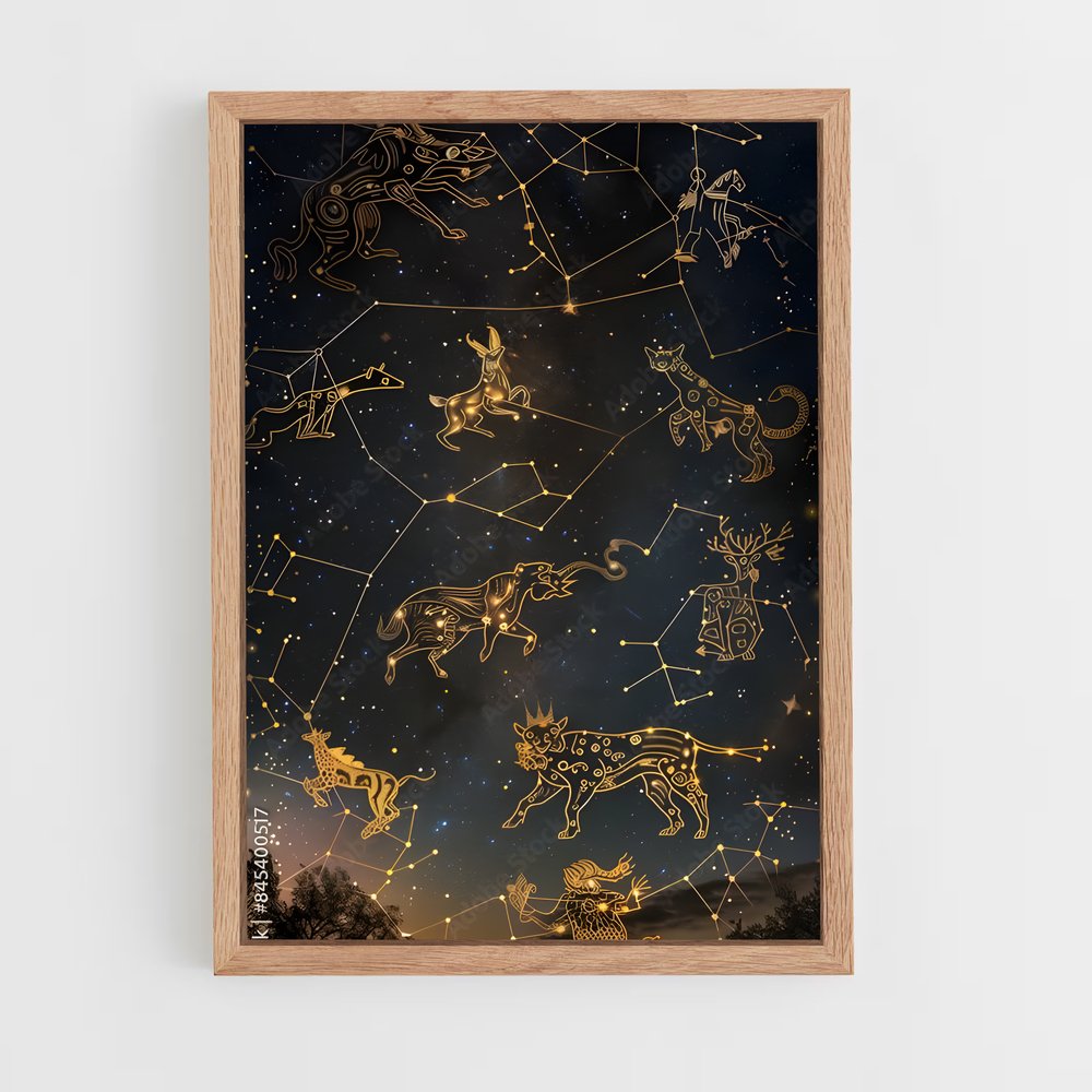 ap-constellation-13 cadre Bois clair