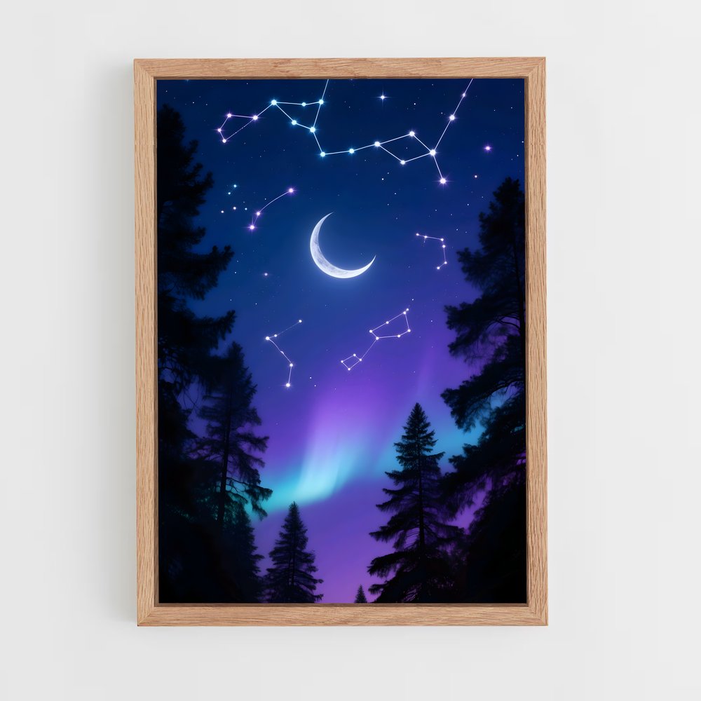 ap-constellations-6 cadre Bois clair