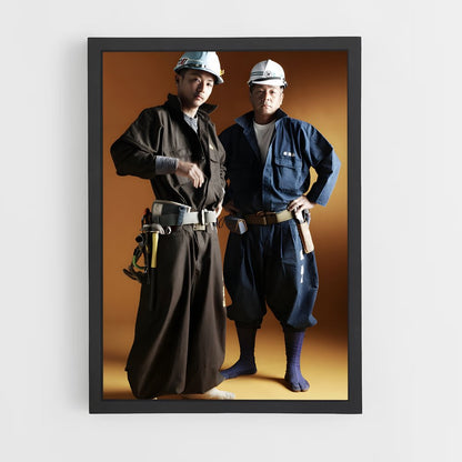 ap-construction worker-3 cadre Noir