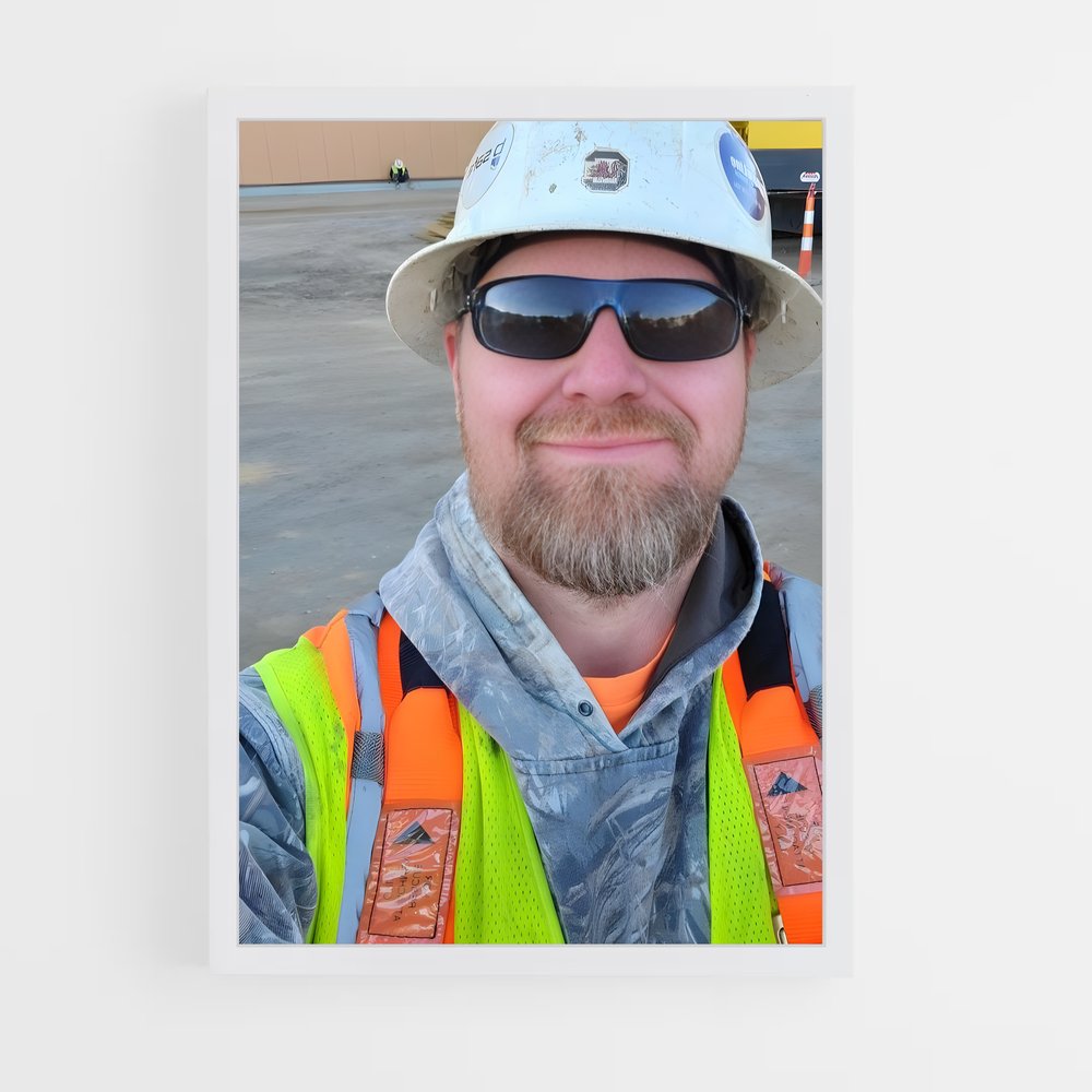 ap-construction worker-6 cadre Blanc
