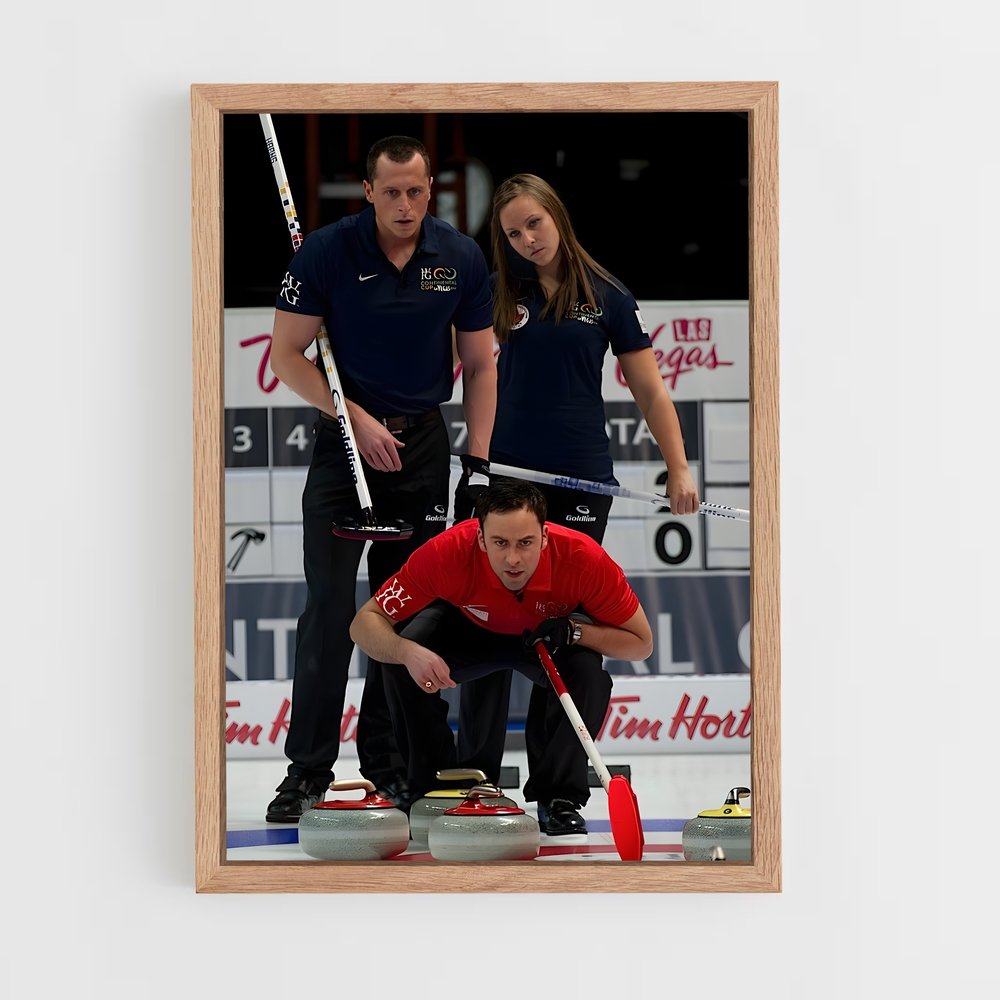 ap-continental cup curling-3 cadre Bois clair
