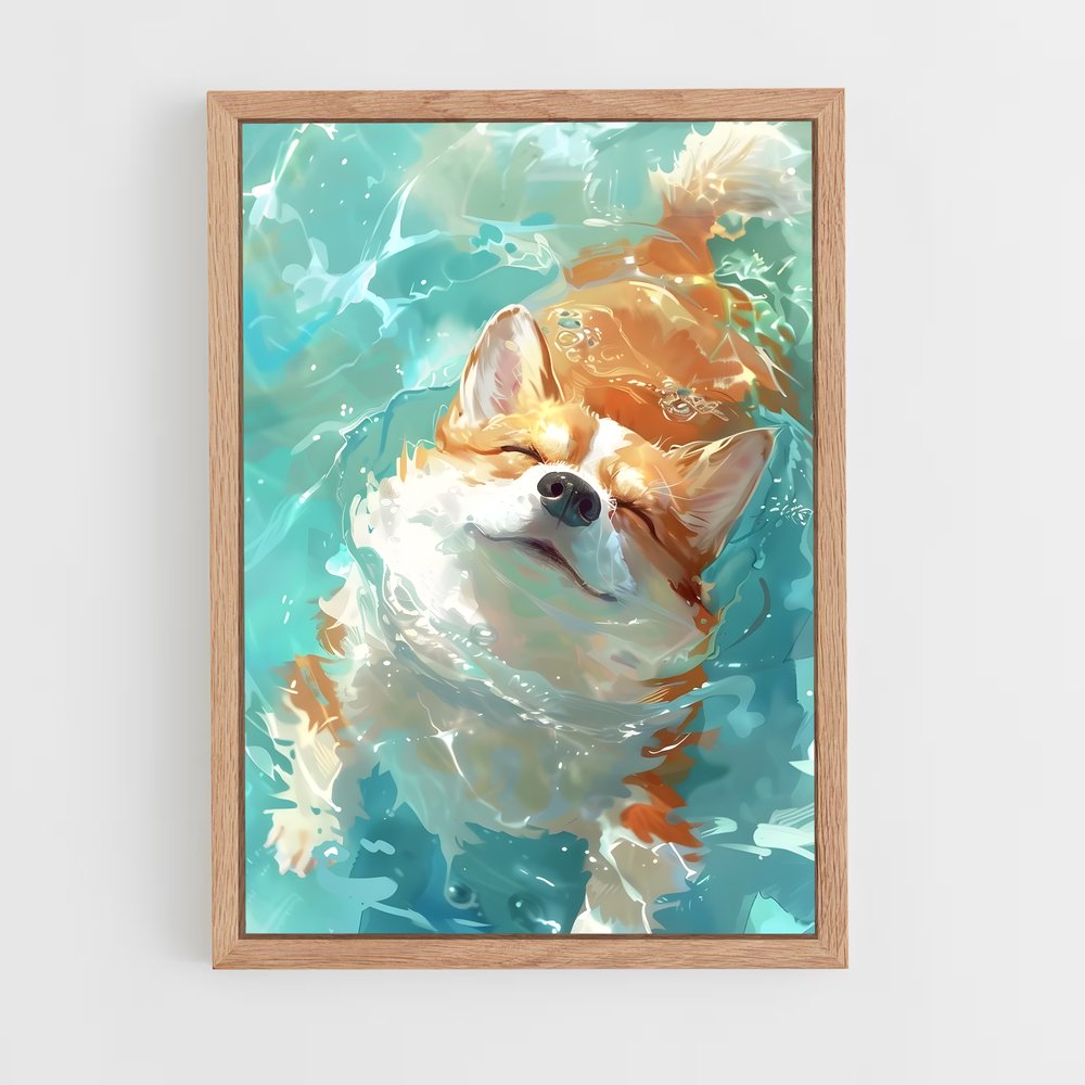 ap-corgi-2 cadre Bois clair