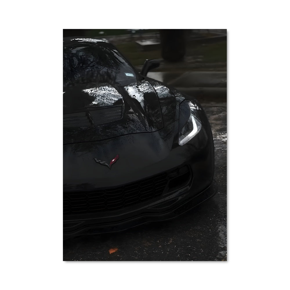 Poster Corvette des Neiges