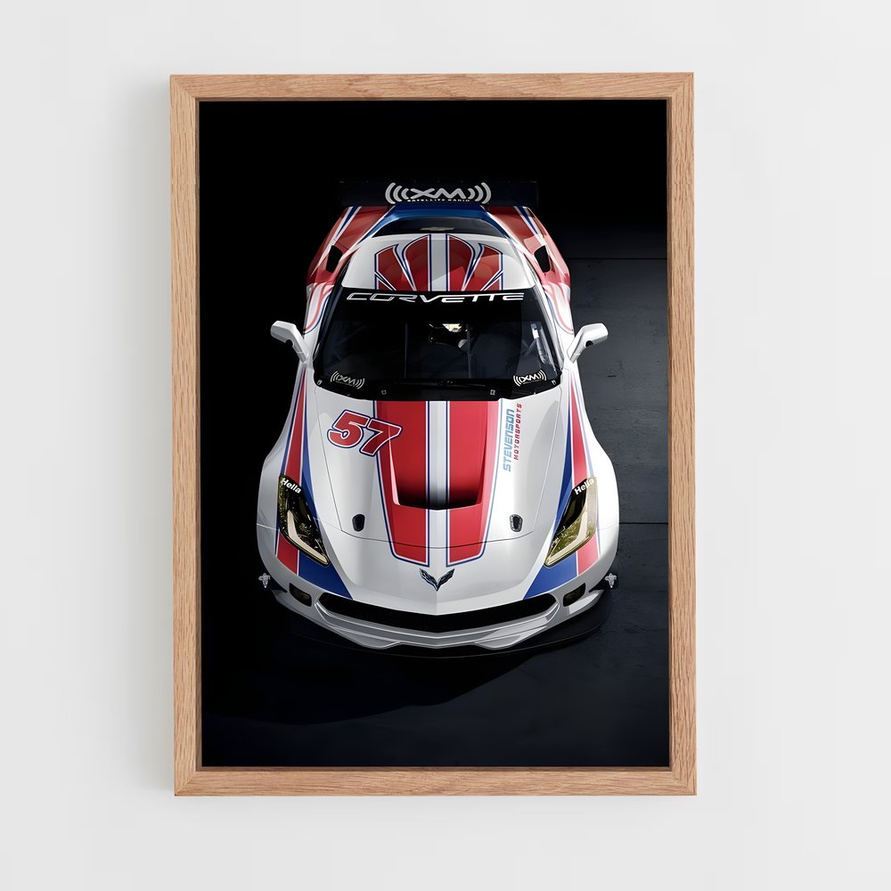 ap-corvette c7 gt3-r-3 cadre Bois clair