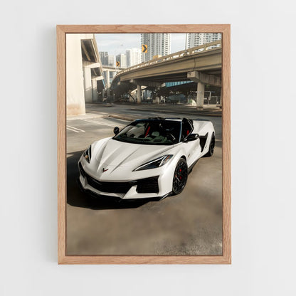 ap-corvette c8 z06-2 cadre Bois clair