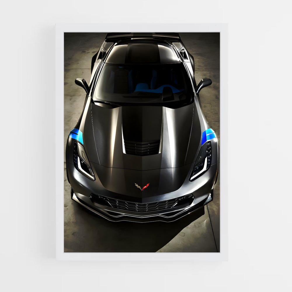 ap-corvette grand sport-2 cadre Blanc