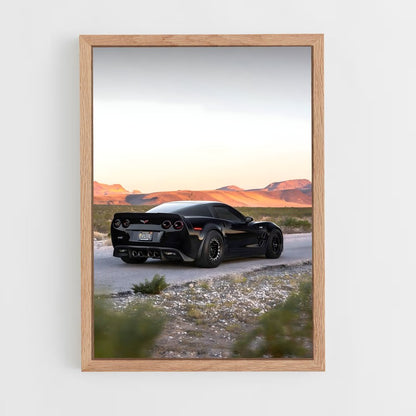 ap-corvette z06-1 cadre Bois clair