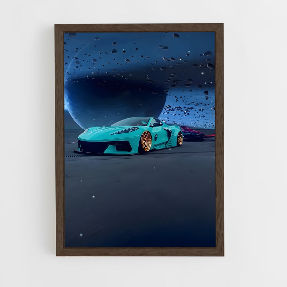 ap-corvette z06-3 cadre Bois foncé