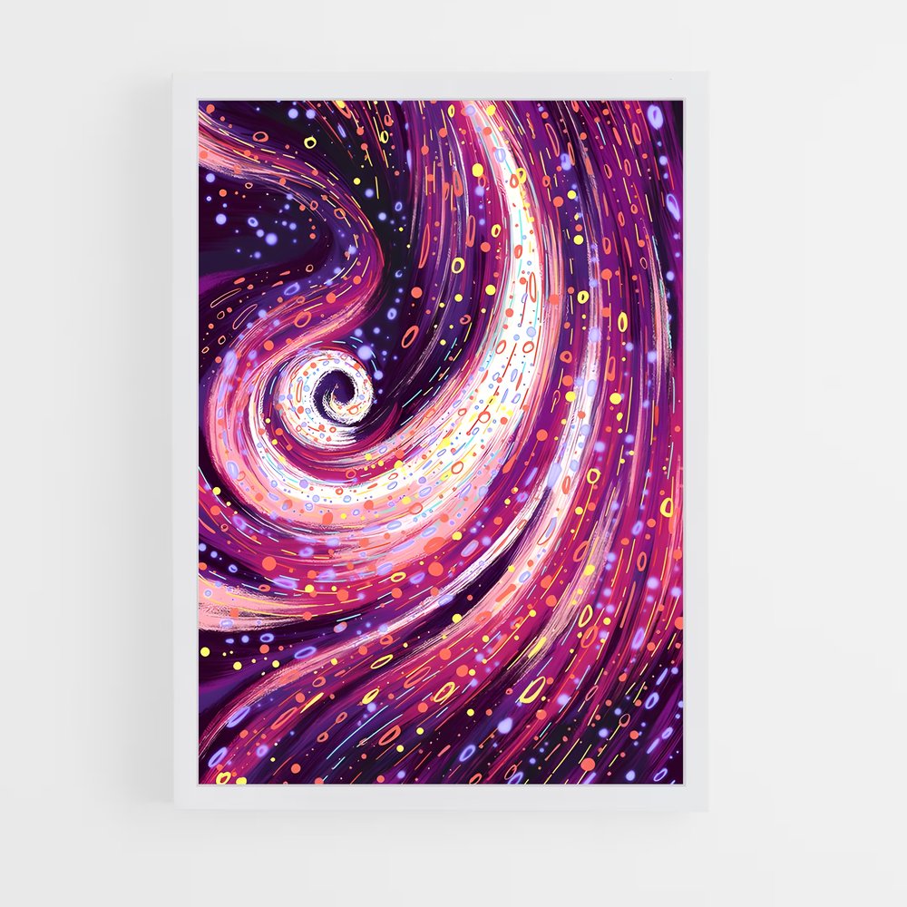 ap-cosmic abstract-1 cadre Blanc