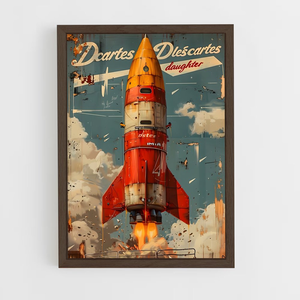 ap-cosmonaut-7 cadre Bois foncé