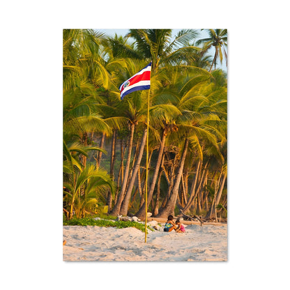 Poster Plage Costaricaine