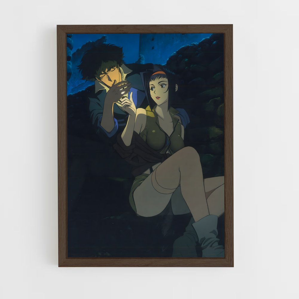 ap-cowboy bebop-1 cadre Bois foncé