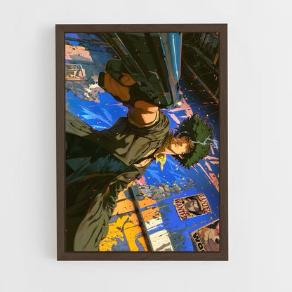 ap-cowboy bebop-4 cadre Bois foncé