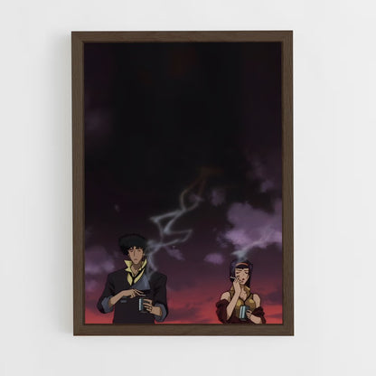 ap-cowboy bebop-6 cadre Bois foncé