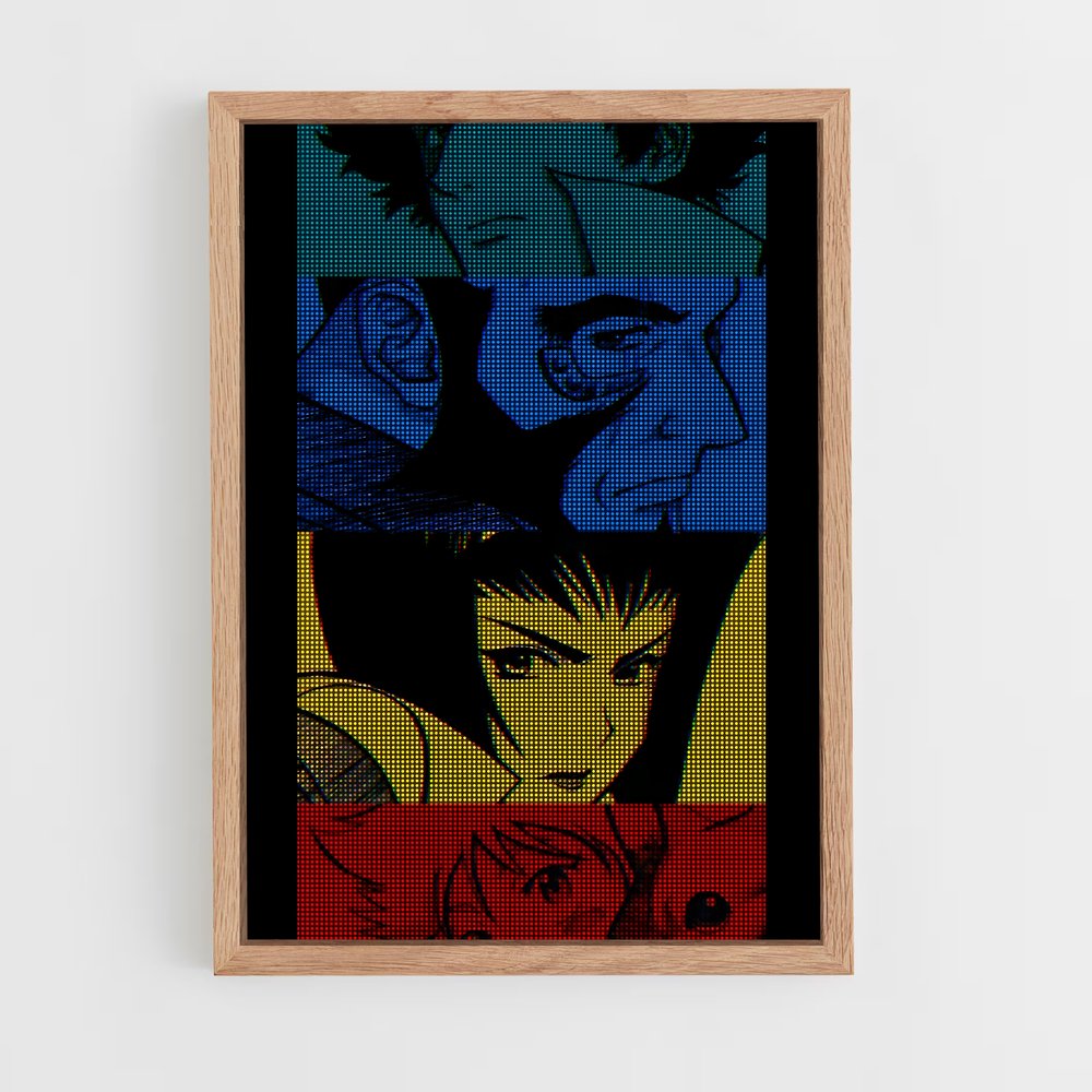 ap-cowboy bebop-7 cadre Bois clair