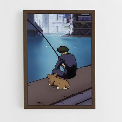 ap-cowboy bebop-9 cadre Bois foncé
