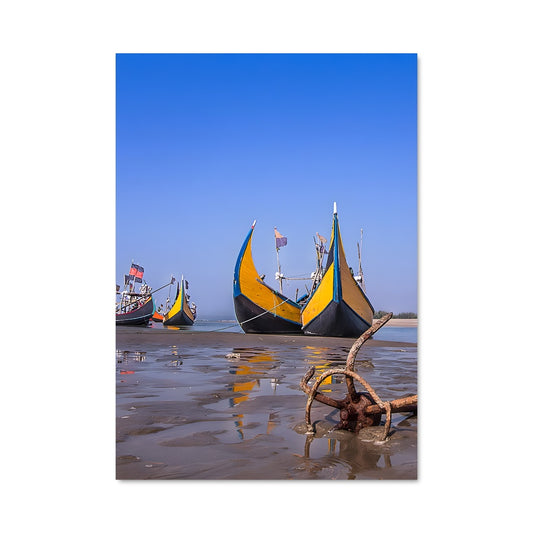 Poster Plage au Crépuscule