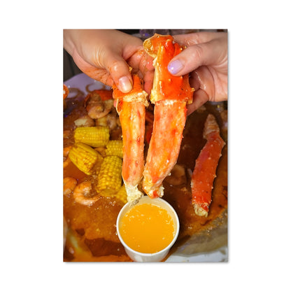 Poster Crabe Gourmet