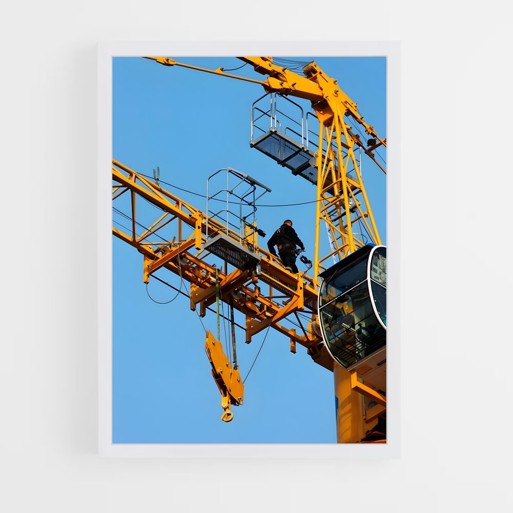 ap-crane operator-2 cadre Blanc