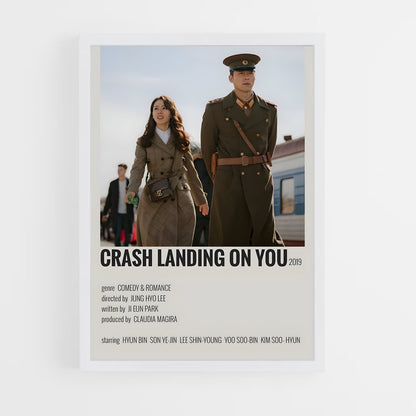 ap-crash landing on you-1 cadre Blanc