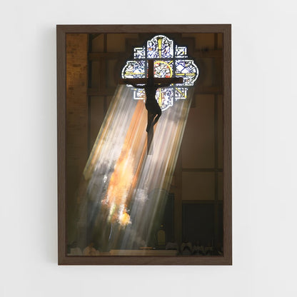 ap-crucifix-1 cadre Bois foncé