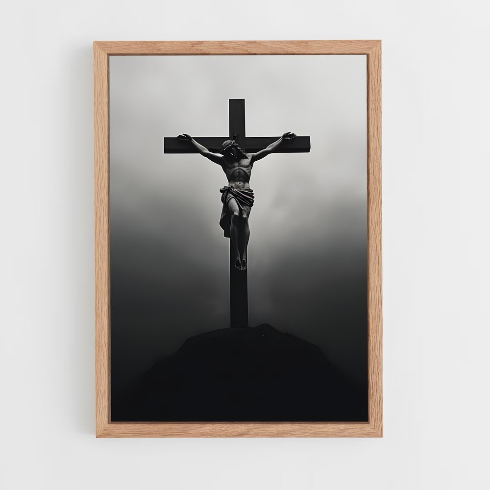 ap-crucifix-12 cadre Bois clair
